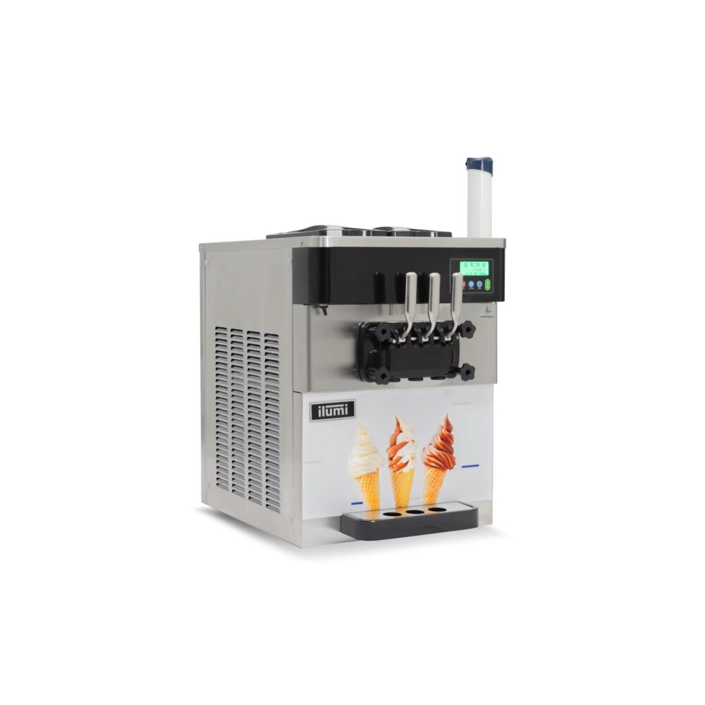 Máquina de helado soft de sobremesa de 30 litros por hora