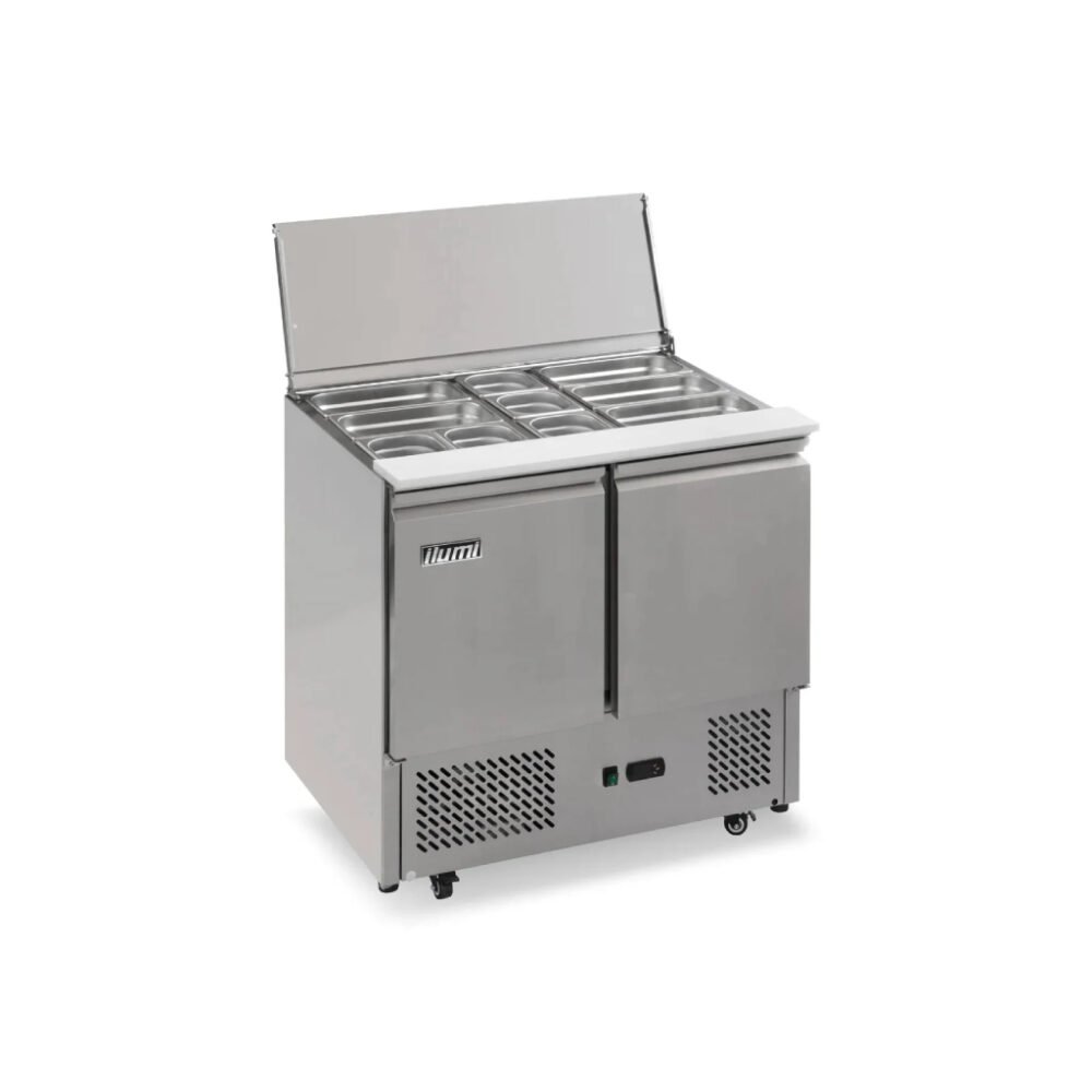 Mesa Ensaladera Refrigerada de 2 puertas SLD-2SD