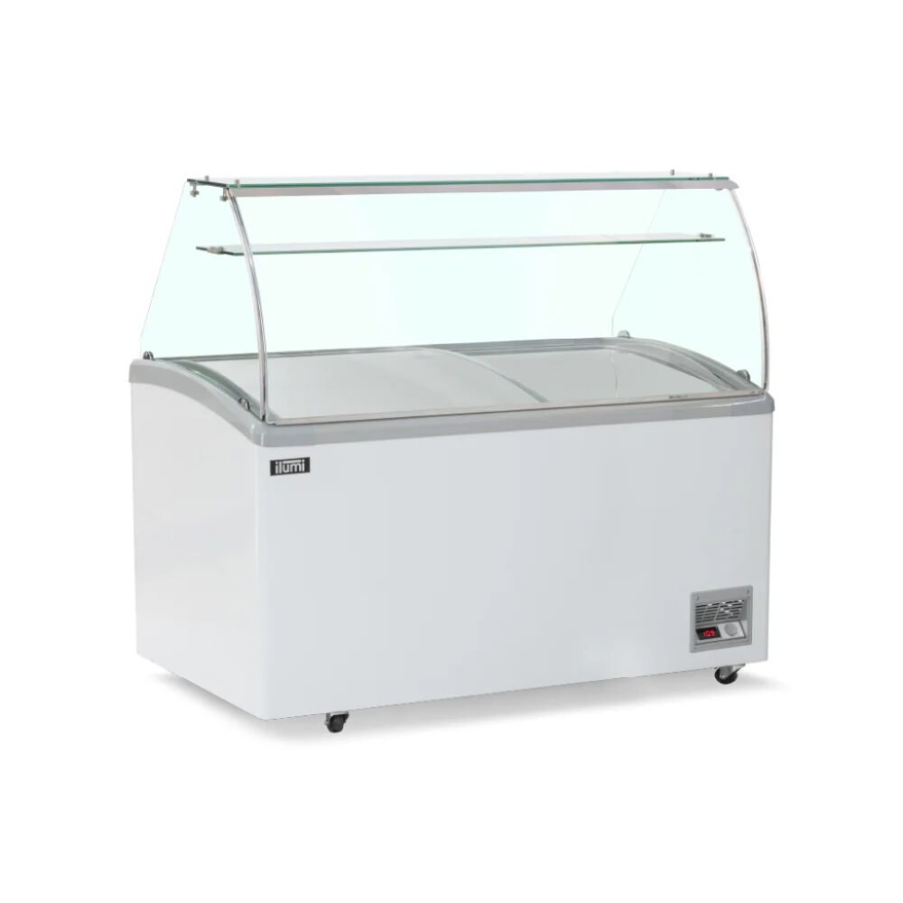 Congeladora con 12 pozas y vitrina de 520lts TF-5200TG