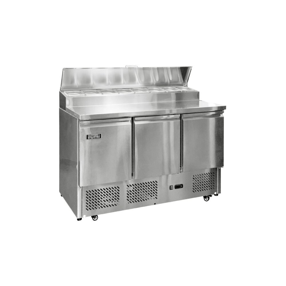 Mesa Refrigeradada de 3 puertas con ensaladera