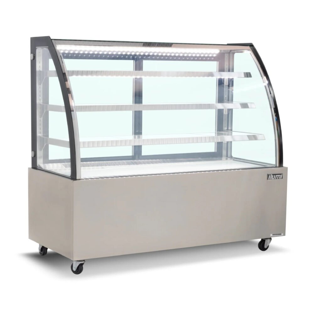 Vitrina Refrigerada vidrio curvo VRDH-1500AI
