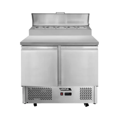 Mesa Ensaladera Acerada de 2 puertas VMRSL-370 - Ventus